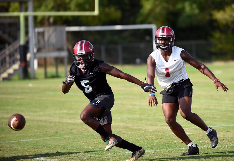 Dothan High Wolves begin football practice